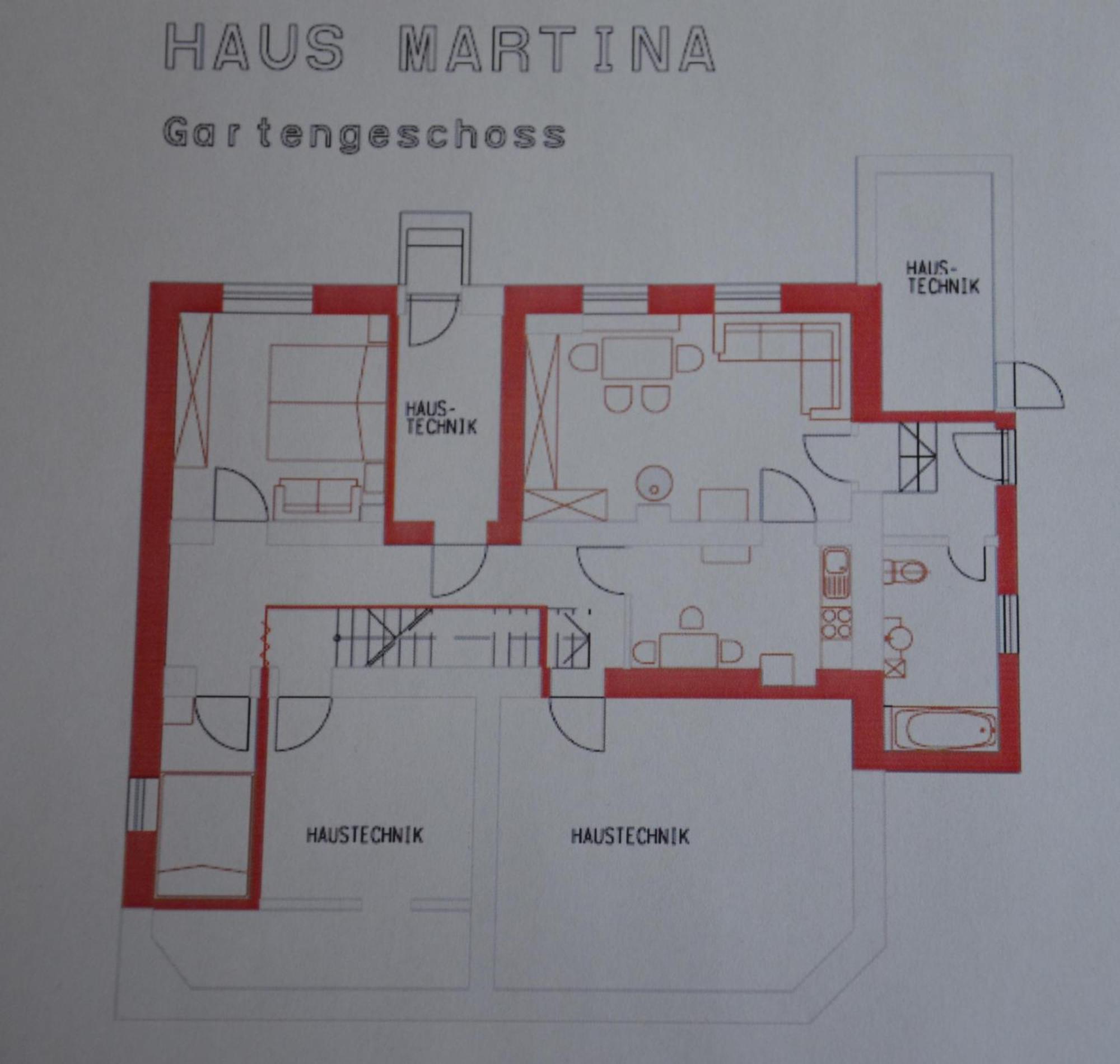 Haus Martina Leilighet Ehrwald Rom bilde